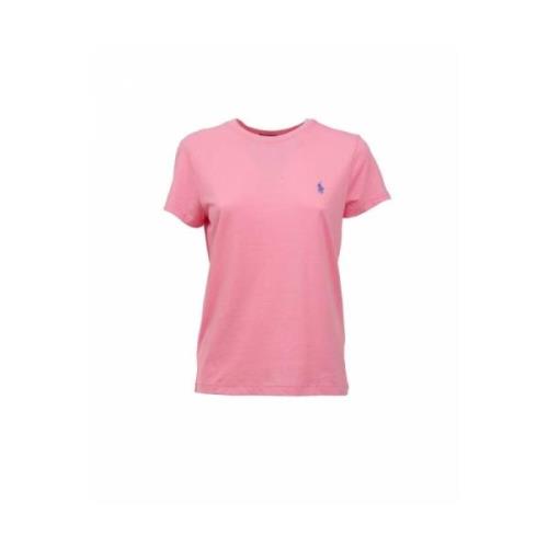 Korte Mouw T-shirt Polo Ralph Lauren , Pink , Dames