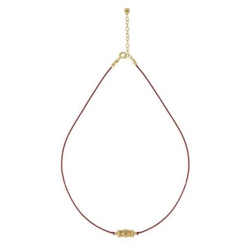 Mijn Koningin Choker Rakhi Onyx Goud Dorothée Sausset , Multicolor , D...