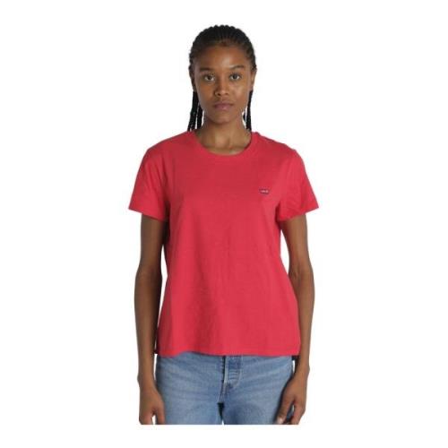 Rode T-shirts en Polos Crew-neck Levi's , Red , Dames