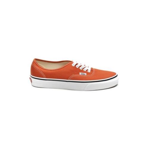 Oranje Sneakers Authentic Vans , Orange , Heren