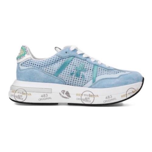 Retro Sneakers Premiata , Blue , Dames