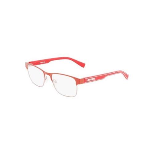 Rood Montuur Zonnebril Lacoste , Red , Dames