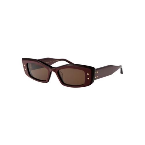 V-Quattro Zonnebril Valentino Garavani , Brown , Unisex