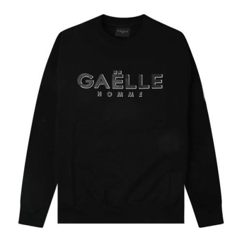 Heren Zwart Sweatshirt Gaab Model Gaëlle Paris , Black , Heren