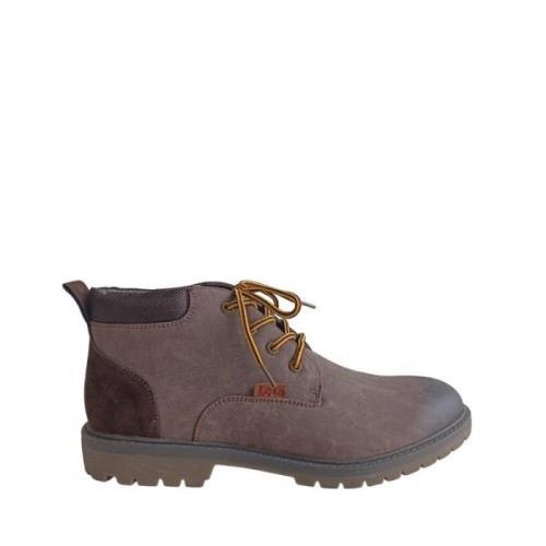 Bruine Casual Synthetische Herenlaars Lois , Brown , Heren