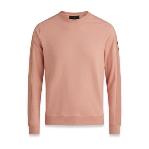 Rust Pink Fleece Sweater Belstaff , Pink , Heren