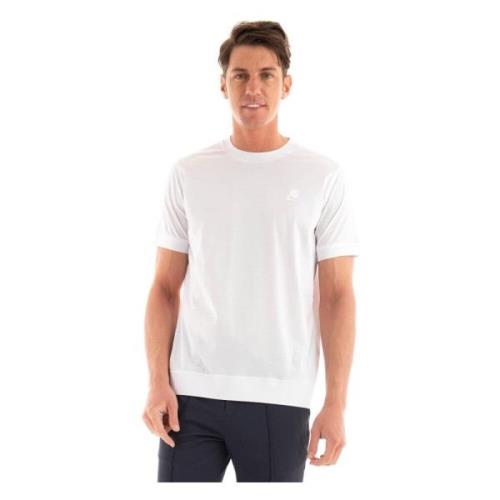 Wit Regular Fit Katoenen T-Shirt Karl Lagerfeld , White , Heren