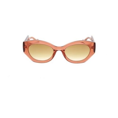 Stijlvolle zonnebril met uniek ontwerp Gucci , Pink , Unisex
