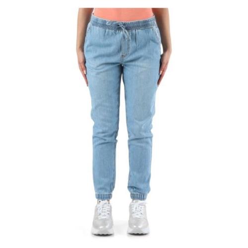 Jogger jeans met elastische taille Guess , Blue , Dames