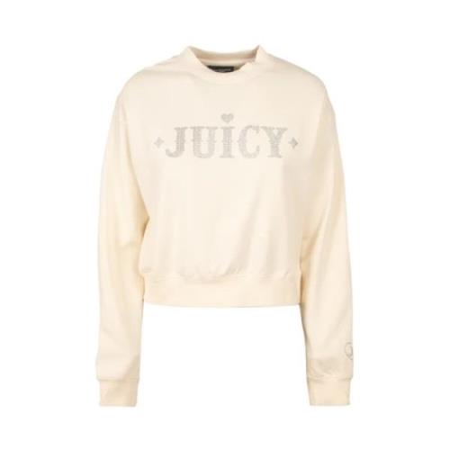 Stijlvolle Sweatshirt voor Vrouwen Juicy Couture , Beige , Dames