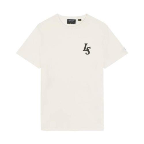 Korte Mouw T-shirt Ts2017V Lyle & Scott , Beige , Heren
