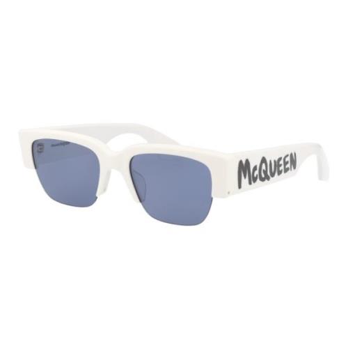 Stijlvolle zonnebril Am0405S Alexander McQueen , White , Unisex