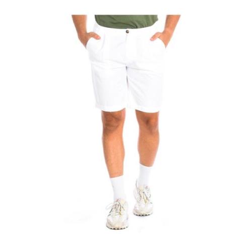Witte Bermuda Shorts Casual Trendy Stijl La Martina , White , Heren
