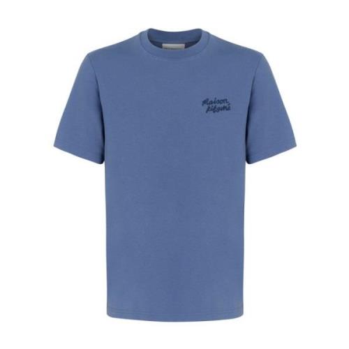 Comfort Tee Shirt Mm00126Kj0118-P433 Maison Kitsuné , Blue , Heren