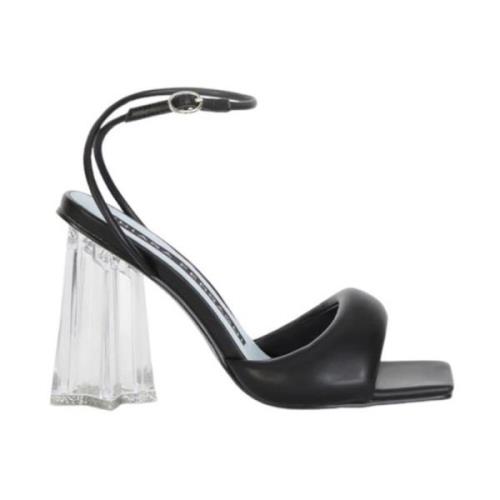 Puffy Black High Heel Sandals Chiara Ferragni Collection , Black , Dam...