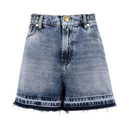 Denim Shorts voor Vrouwen Gaëlle Paris , Blue , Dames