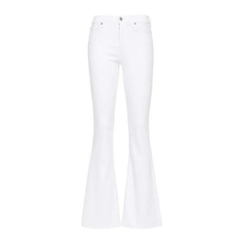 Vintage Soleil Witte Jeans 7 For All Mankind , White , Dames