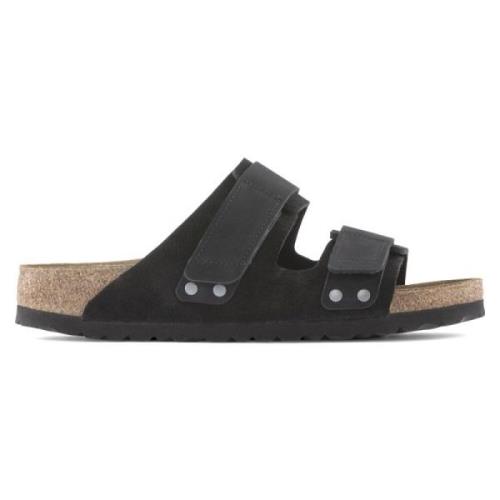 Zwarte Sandalen Birkenstock , Black , Heren