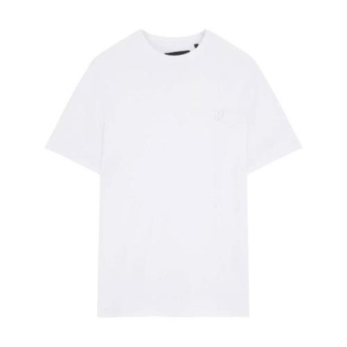 Korte Mouw T-shirt Ts400Ton Lyle & Scott , White , Heren