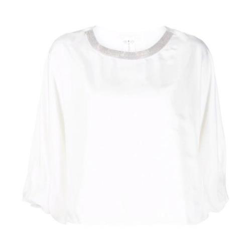 Witte Shirts voor Vrouwen Fabiana Filippi , White , Dames