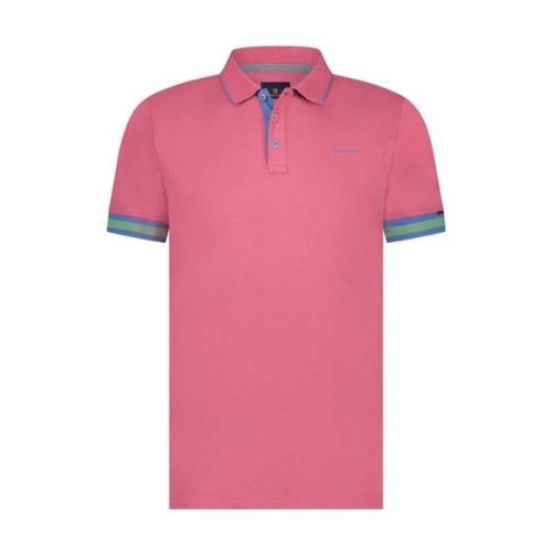 Polo Piqu? SS Shirt State of Art , Pink , Heren