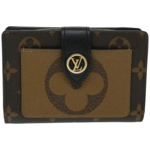 Pre-owned Canvas wallets Louis Vuitton Vintage , Brown , Dames