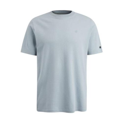 Korte Mouw Regular Fit T-shirt Cast Iron , Blue , Heren