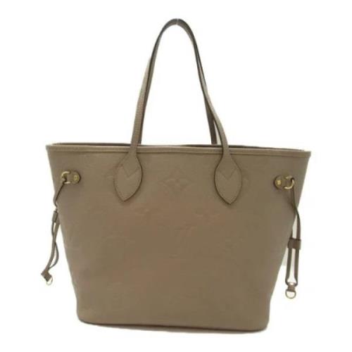 Pre-owned Leather shoulder-bags Louis Vuitton Vintage , Gray , Dames