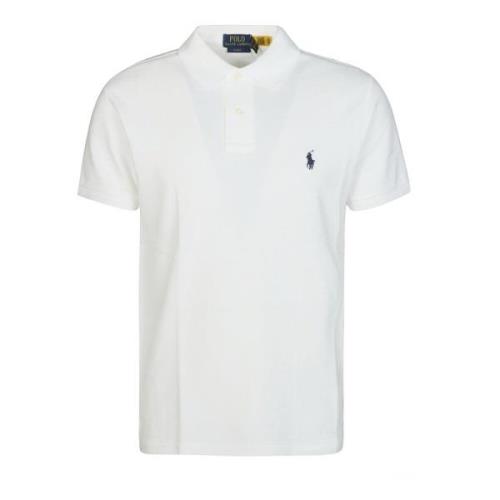 Klassieke Polo Shirt Ralph Lauren , White , Heren