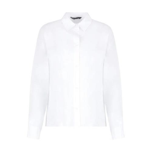Optic White 3Dyc27 Yn4rz Shirt Armani Exchange , White , Dames