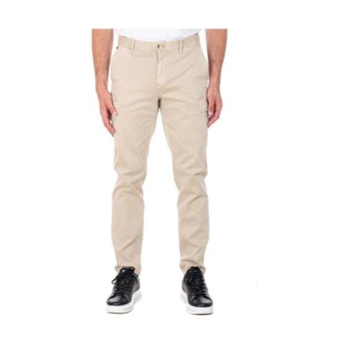 Slim-Fit Garment-Dyed Cargo Broek Scotch & Soda , Beige , Heren