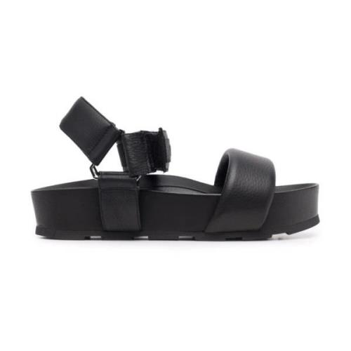 Casual Zwarte Platte Sandalen Vic Matié , Black , Dames