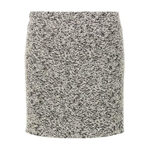 Zwarte Tweed Bouclé Rok IRO , Multicolor , Dames