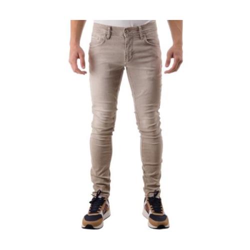 Super Skinny Fit Jeans Antony Morato , Beige , Heren