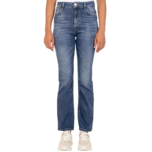 Veelzijdige Straight Jeans voor vrouwen Liu Jo , Blue , Dames
