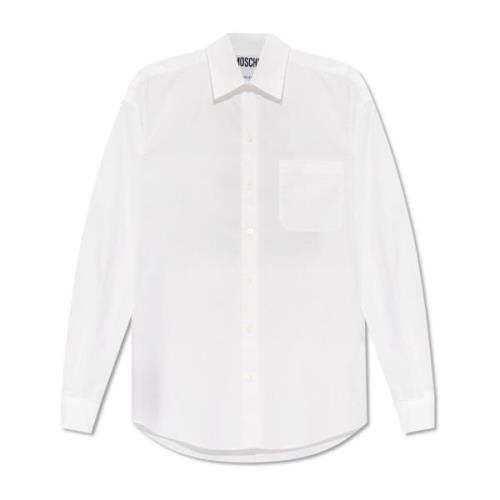Gedrukt overhemd Moschino , White , Dames