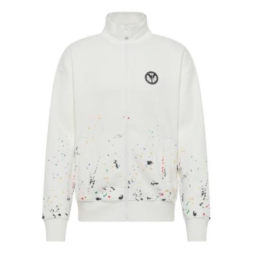 Stijlvolle Sweat Jacket met Mit dem Carlo Colucci , White , Heren