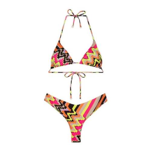 Driehoek Bikini Set Ethos F**k , Multicolor , Dames
