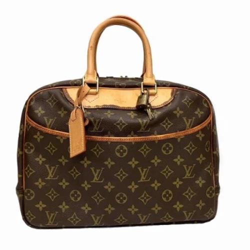 Pre-owned Canvas handbags Louis Vuitton Vintage , Brown , Dames