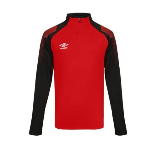 Chal 1/2 Zp Sweatshirt Umbro , Red , Heren