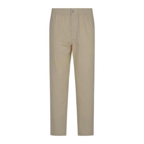 Casual Broeken Maison Kitsuné , Beige , Heren