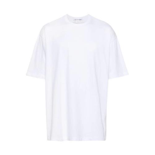 Logo-print Katoenen T-shirt in Wit Comme des Garçons , White , Heren
