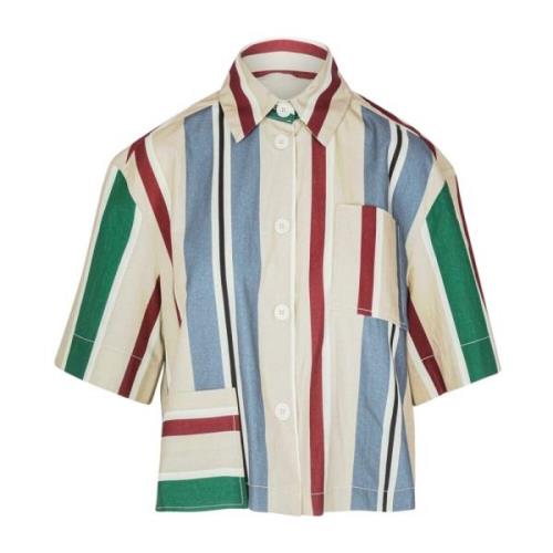 Boxy Shirt in Moderne Stijl Phisique du Role , Multicolor , Dames