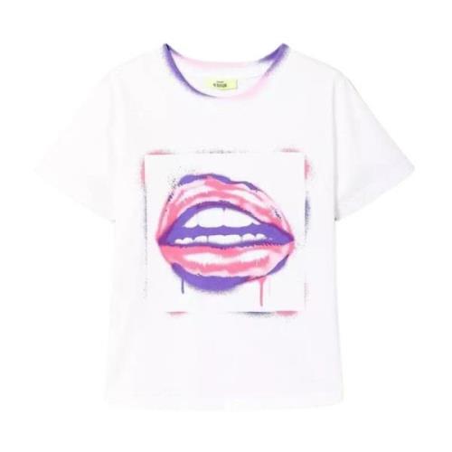 Beperkte oplage T-shirt collectie Twinset , White , Dames