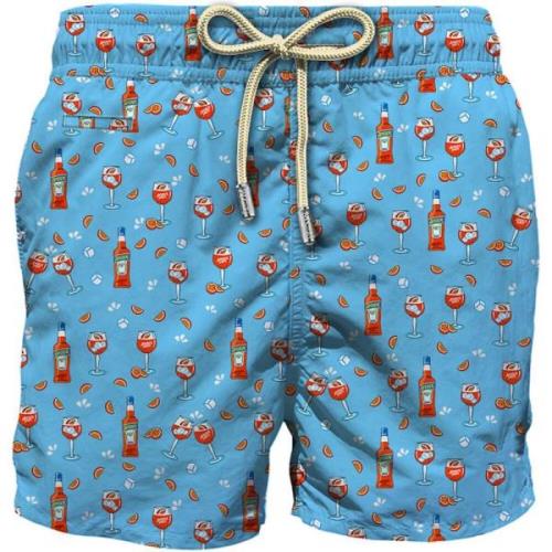 Blauwe Zee Kleding Stijlvol MC2 Saint Barth , Multicolor , Heren