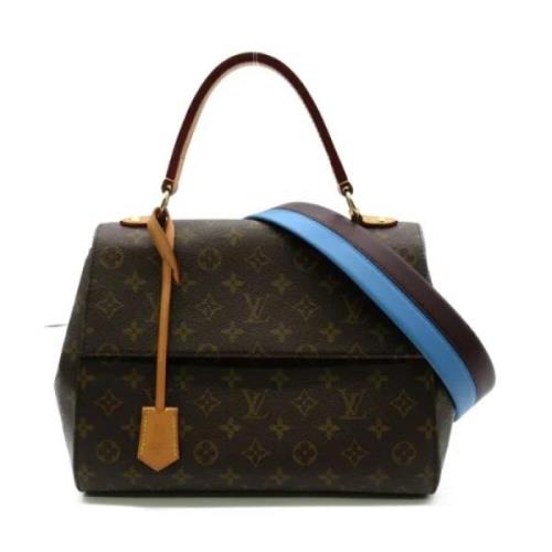 Pre-owned Canvas handbags Louis Vuitton Vintage , Brown , Dames