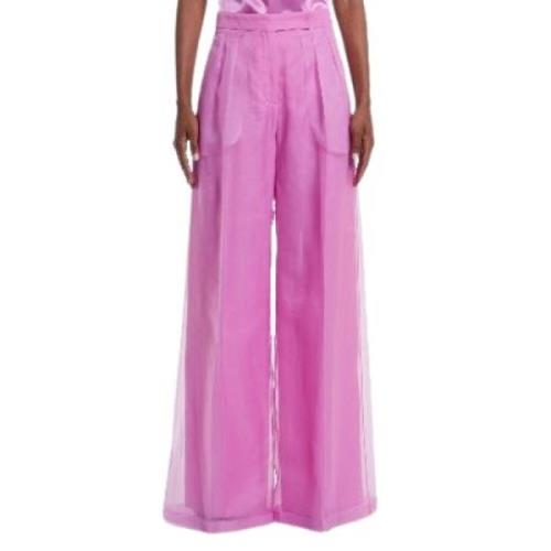 Elegante Pianoforte Broek Max Mara , Pink , Dames