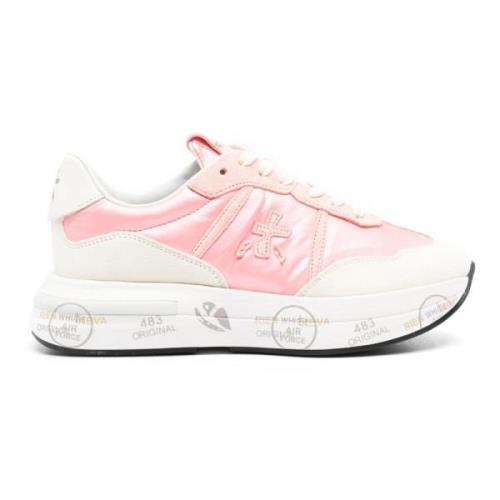 Cassie Nylon Leren Sneakers Premiata , Multicolor , Dames