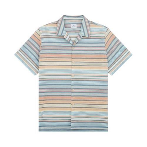 Gestreept Casual Fit Overhemd PS By Paul Smith , Multicolor , Heren