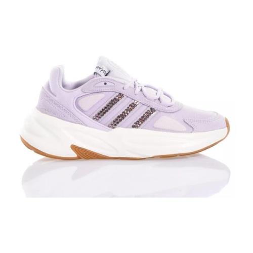 Handgemaakte Paarse Sneakers voor Vrouwen Adidas , Purple , Dames